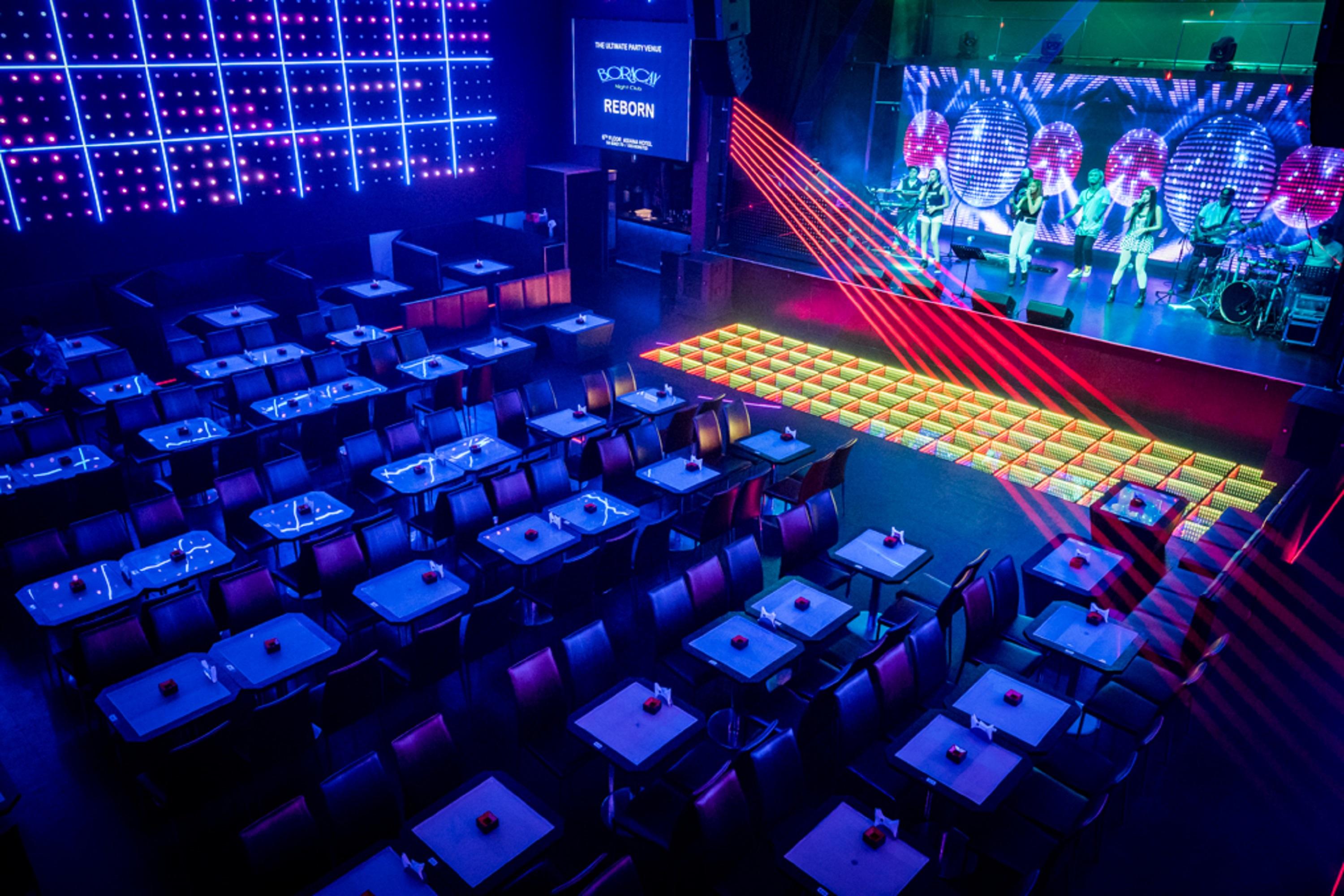 Asiana Hotel Dubai Eksteriør billede Interior of the nightclub